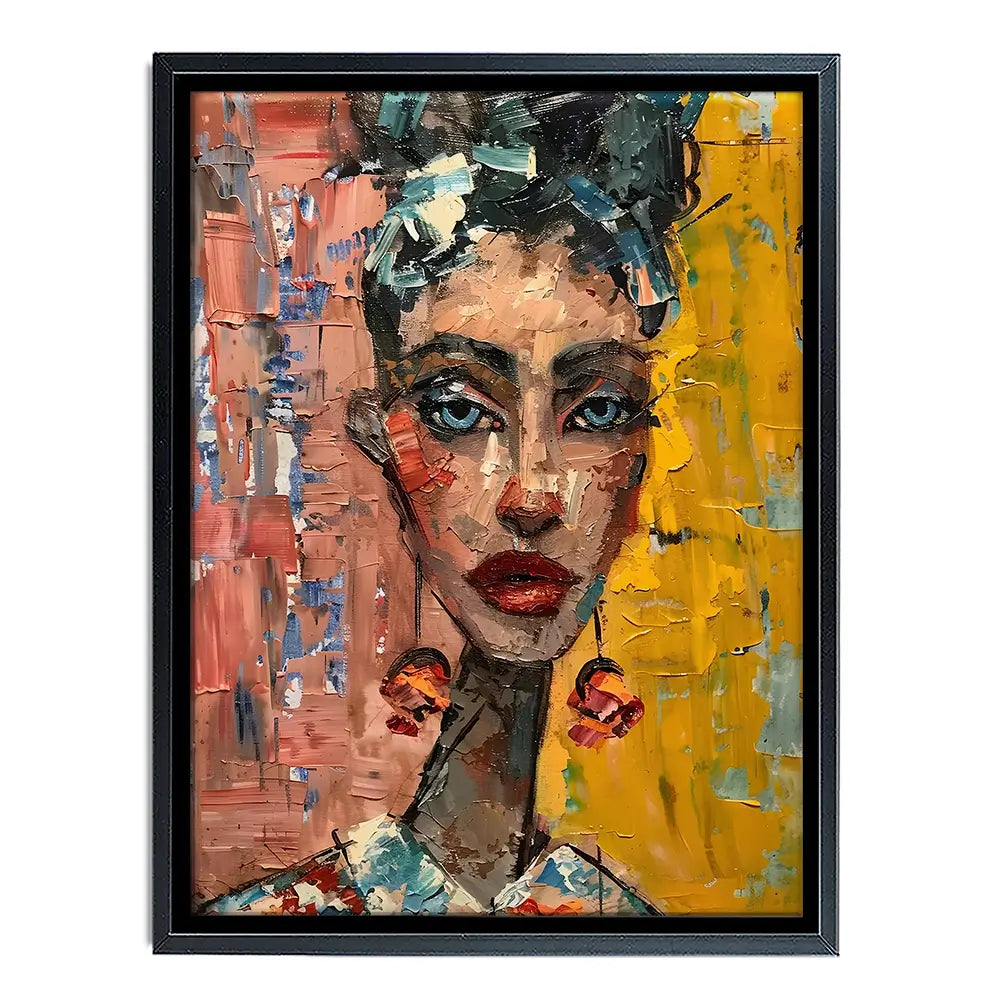 Woman With Earrings Canvas Print Woman With Earrings Canvas Print wall art product Elena Avanesova