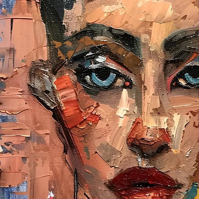 Woman With Earrings Framed Art Print Woman With Earrings Framed Art Print wall art product Elena Avanesova