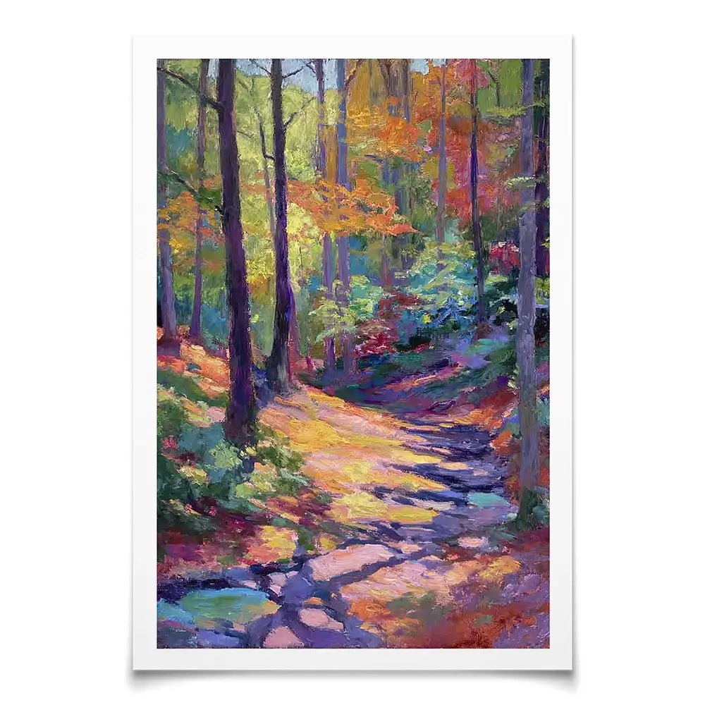 Woodland Stroll Art Print Woodland Stroll Art Print wall art product David Alexander Elder