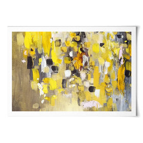 Yellow Abstract Art Print Yellow Abstract Art Print wall art product Anna Selina / Shutterstock