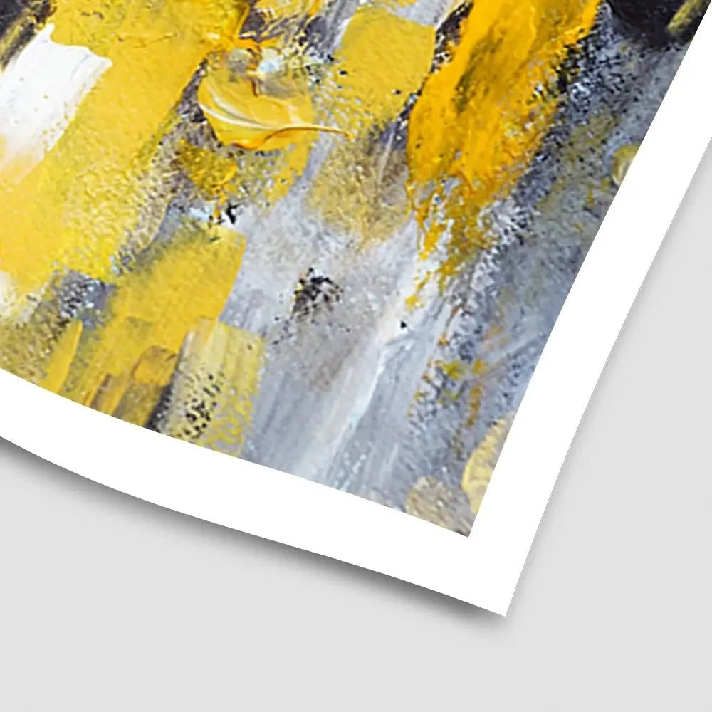 Yellow Abstract Art Print Yellow Abstract Art Print wall art product Anna Selina / Shutterstock