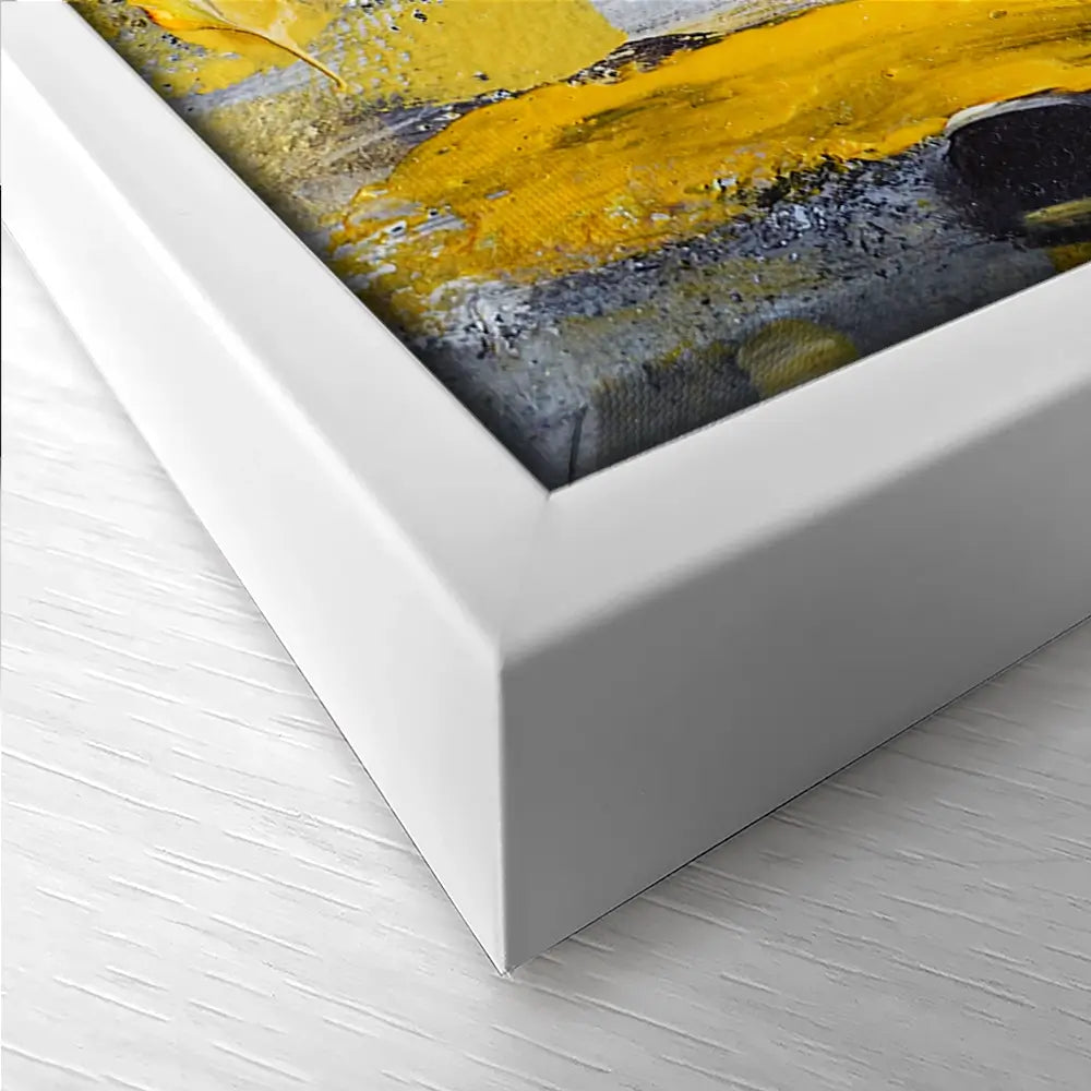 Yellow Abstract Trio Canvas Print Yellow Abstract Trio Canvas Print wall art product Anna Selina / Shutterstock