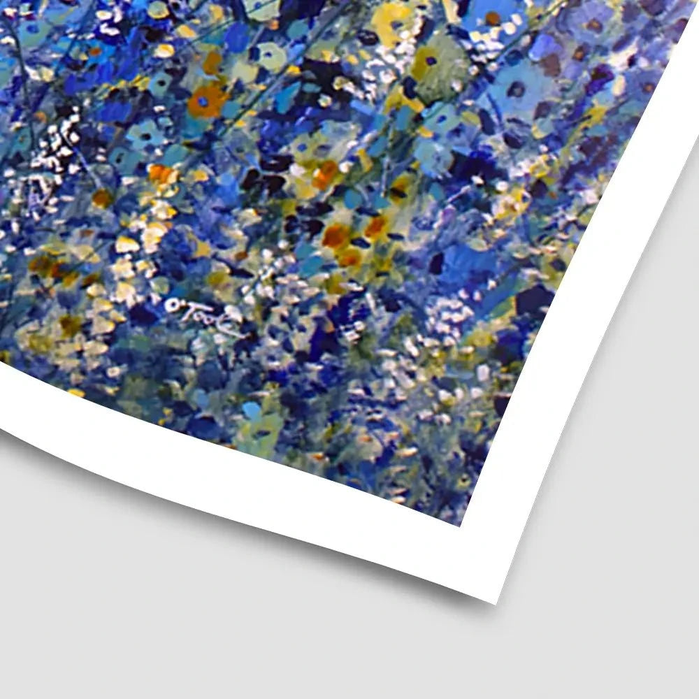 Yellow Blue Bloom Art Print Yellow Blue Bloom Art Print wall art product Tim O'Toole