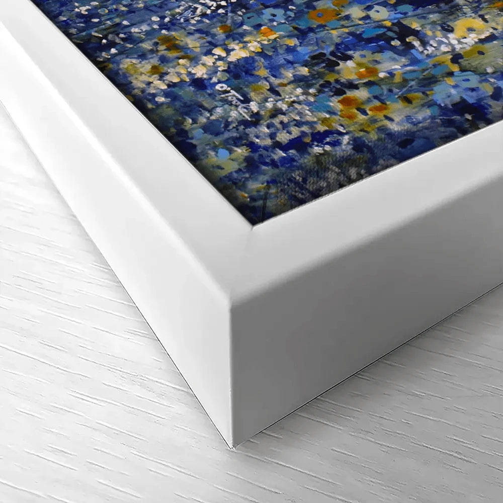 Yellow Blue Bloom Canvas Print Yellow Blue Bloom Canvas Print wall art product Tim O'Toole