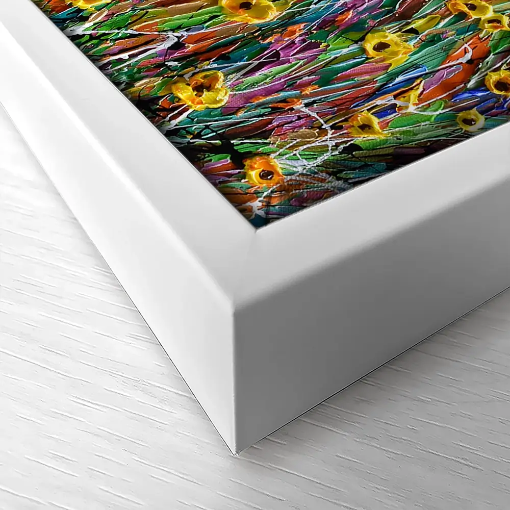 Yellow Floral Meadow Canvas Print Yellow Floral Meadow Canvas Print wall art product Olga Tkachyk