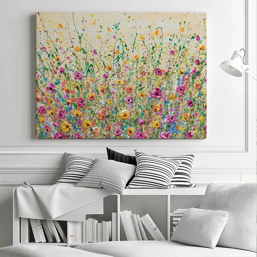 Yellow Meadow Canvas Print Yellow Meadow Canvas Print | Yellow Meadow Canvas Wall Art wall art product Olga Tkachyk