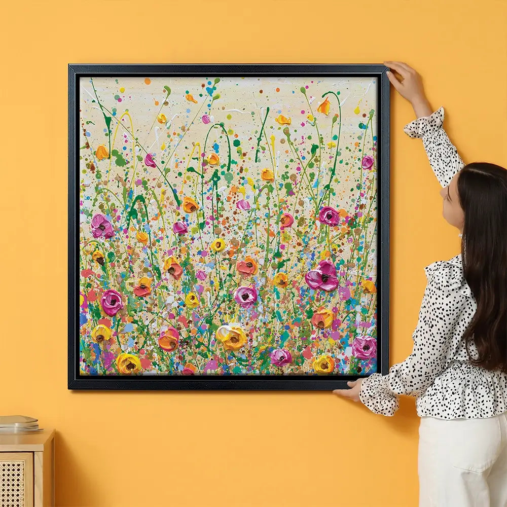 Yellow Meadow Oversized Canvas Print Yellow Meadow Oversized Canvas Print wall art product Art Print Shop