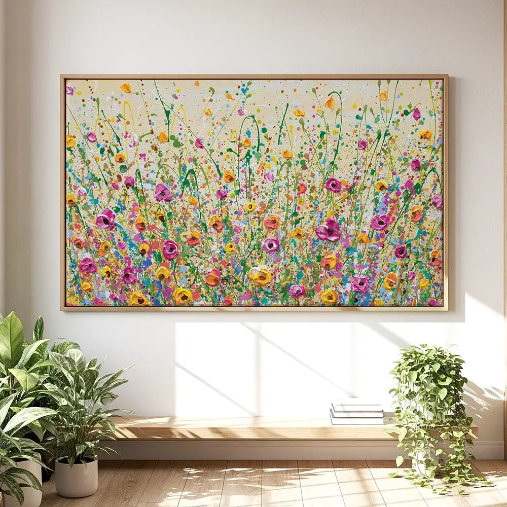 Yellow Meadow Oversized Canvas Print Yellow Meadow Oversized Canvas Print wall art product Art Print Shop