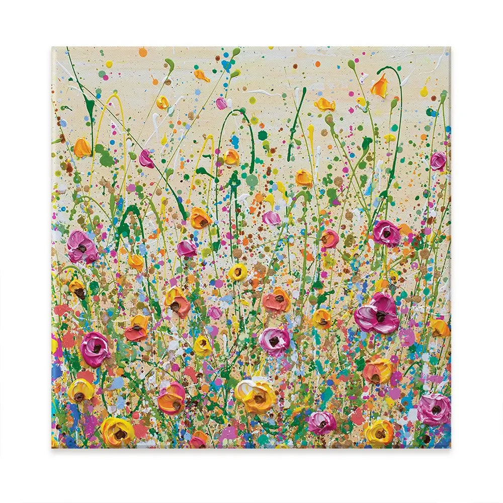 Yellow Meadow Oversized Canvas Print Yellow Meadow Oversized Canvas Print wall art product Art Print Shop