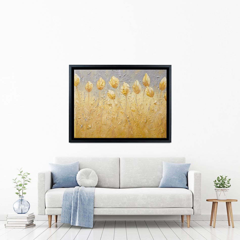 Yellow Tulips Canvas Print wall art product Osnat Tzadok
