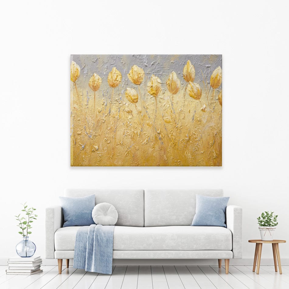 Yellow Tulips Canvas Print wall art product Osnat Tzadok