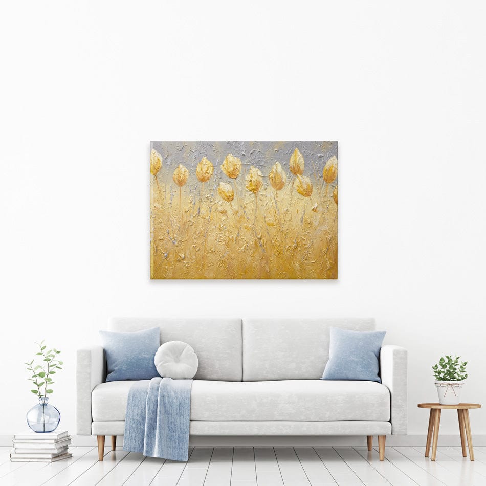 Yellow Tulips Canvas Print wall art product Osnat Tzadok