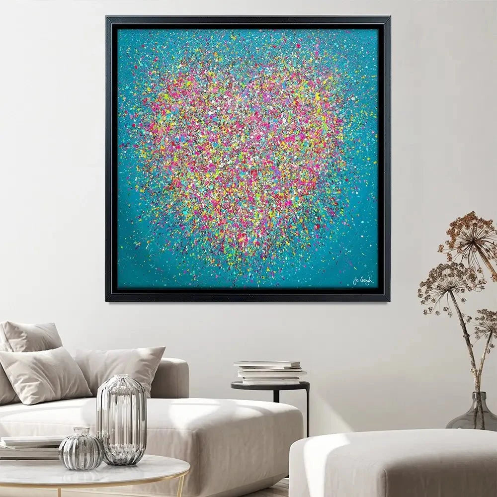 You Make My Heart Smile Canvas Print You Make My Heart Smile Canvas Print wall art product Jo Gough