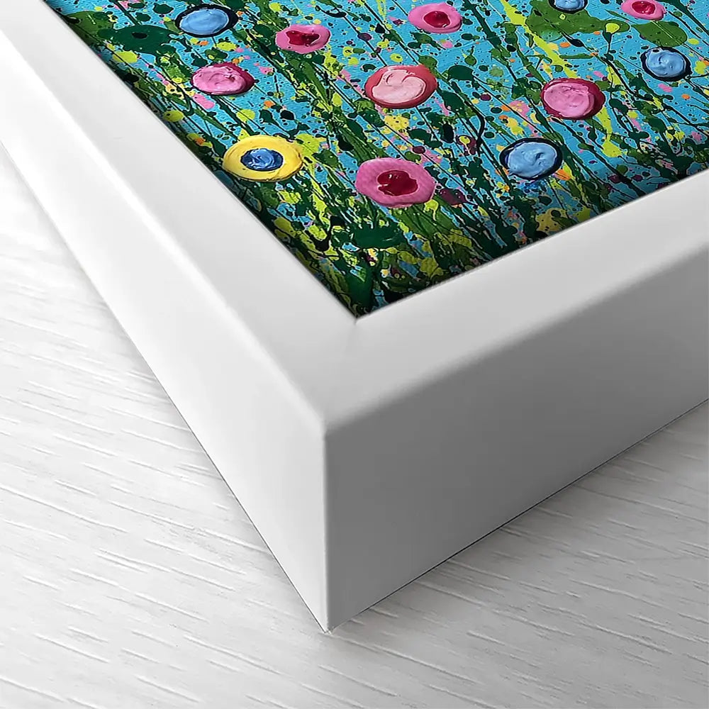 You Me And The Sea Square Canvas Print You Me And The Sea Square Canvas Print wall art product Jo Gough