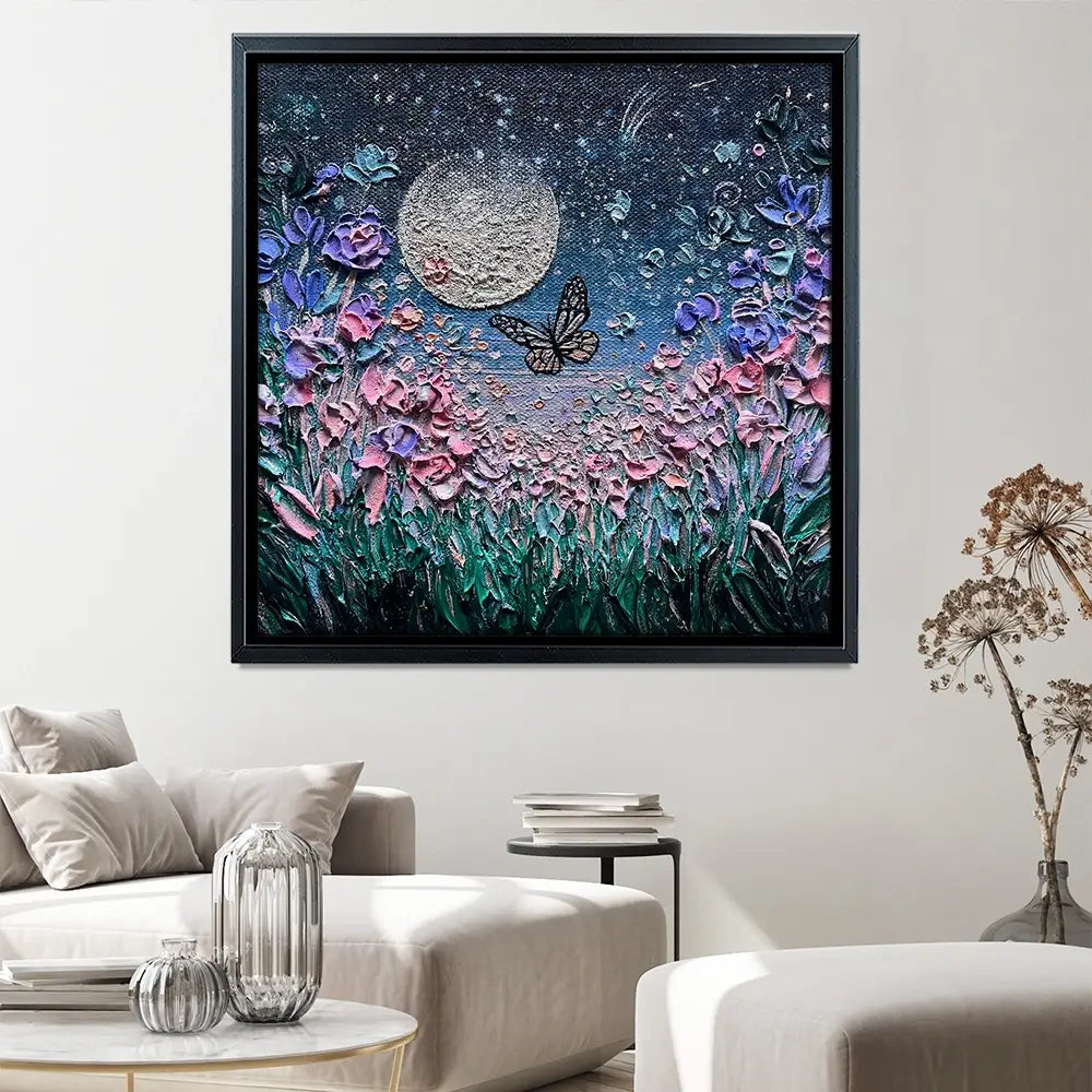 You're My World Square Canvas Print You're My World Square Canvas Print wall art product Nada Khatib