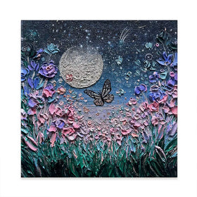 You're My World Square Canvas Print You're My World Square Canvas Print wall art product Nada Khatib