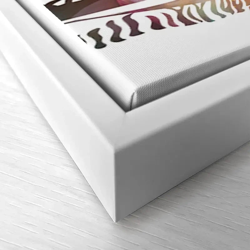 Zebra On White Canvas Print Zebra On White Canvas Print wall art product Sarah Manovski