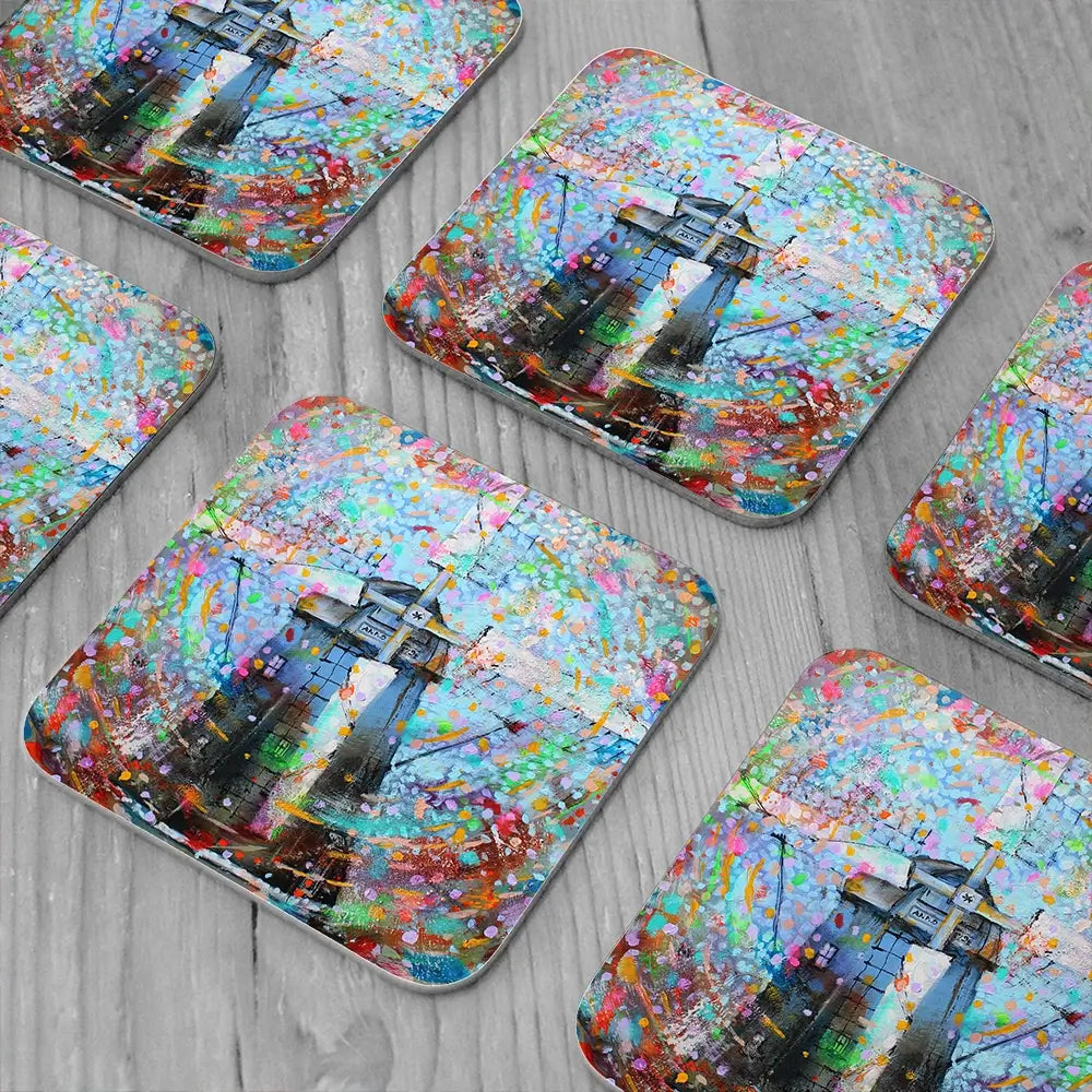 Zwarte Molen Coaster Set Zwarte Molen Coaster Set wall art product Studio Paint-Ing