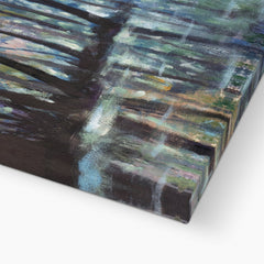 Romantic Rainy Blue Canvas Print