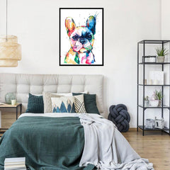 Watercolour Frenchie Framed Print