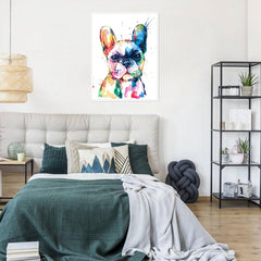 Watercolour Frenchie Framed Print