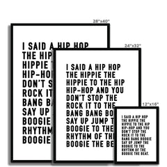 Rappers Delight Framed Print