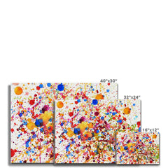 Watercolour Paint Splash Canvas Print