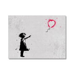 Girl With Balloon Canvas Print