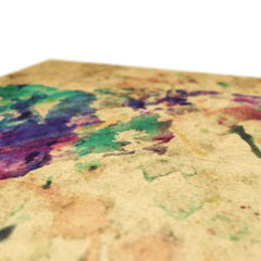 Colourful Vintage World Map Canvas Print