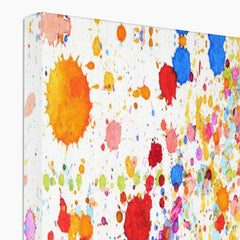 Watercolour Paint Splash Canvas Print