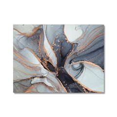 Fifty Shades Of Grey Marble Canvas Print