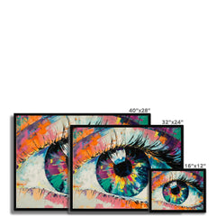 Abstract Eye Framed Print