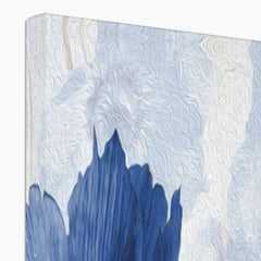 Blue Flowers Canvas Print