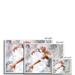 Beautiful Ballerina Framed Print
