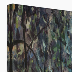 Romantic Rainy Blue Canvas Print