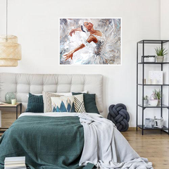 Beautiful Ballerina Framed Print