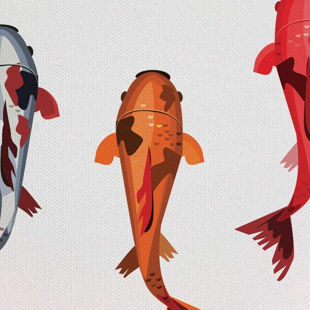 9 Koi Fish Canvas Print wall art product Artitok / Shutterstock