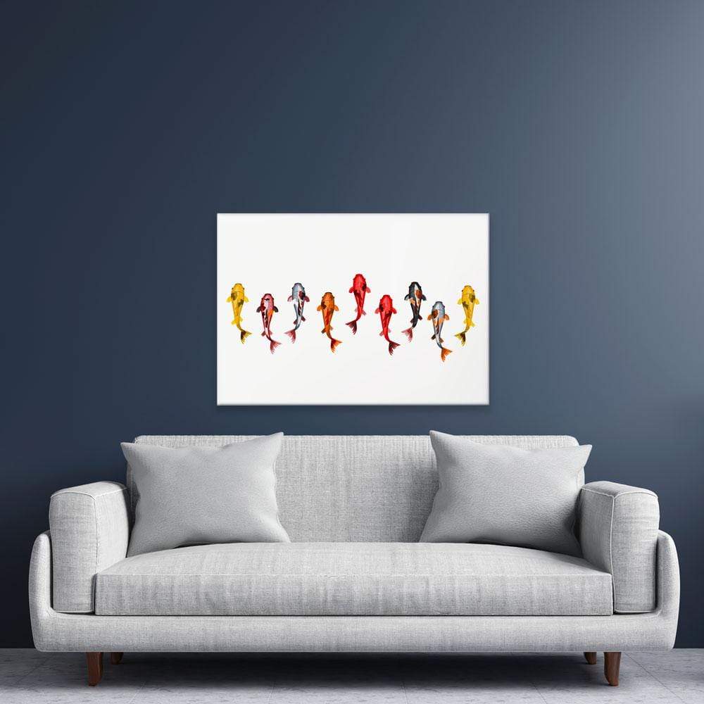 9 Koi Fish Canvas Print wall art product Artitok / Shutterstock