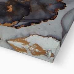 Grey Marble Tones Canvas Print