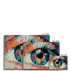 Abstract Eye Canvas Print