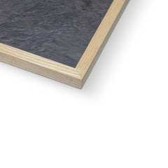 Grey Marble Tones Framed Print