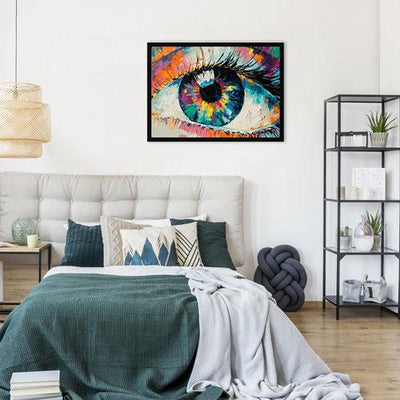Abstract Eye Framed Print