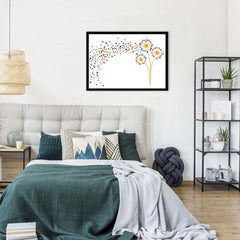 Dandelion Hearts Framed Print