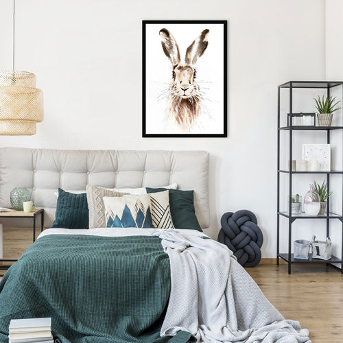 Harry The Hare Framed Print