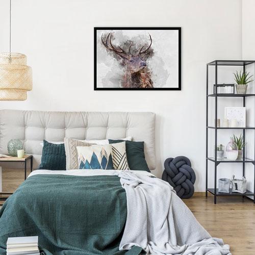 Stag Framed Print