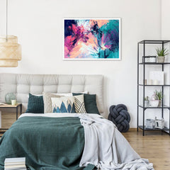 Multicoloured Abstract Framed Print