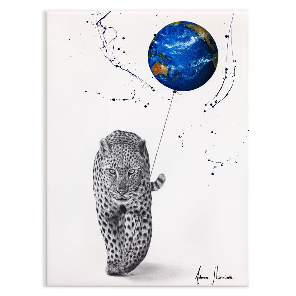 A Leopard's World Canvas Print wall art product Ashvin Harrison