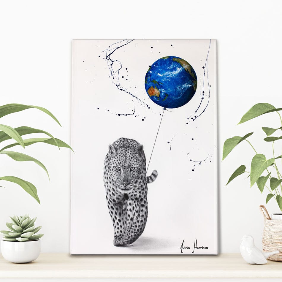 A Leopard's World Canvas Print wall art product Ashvin Harrison
