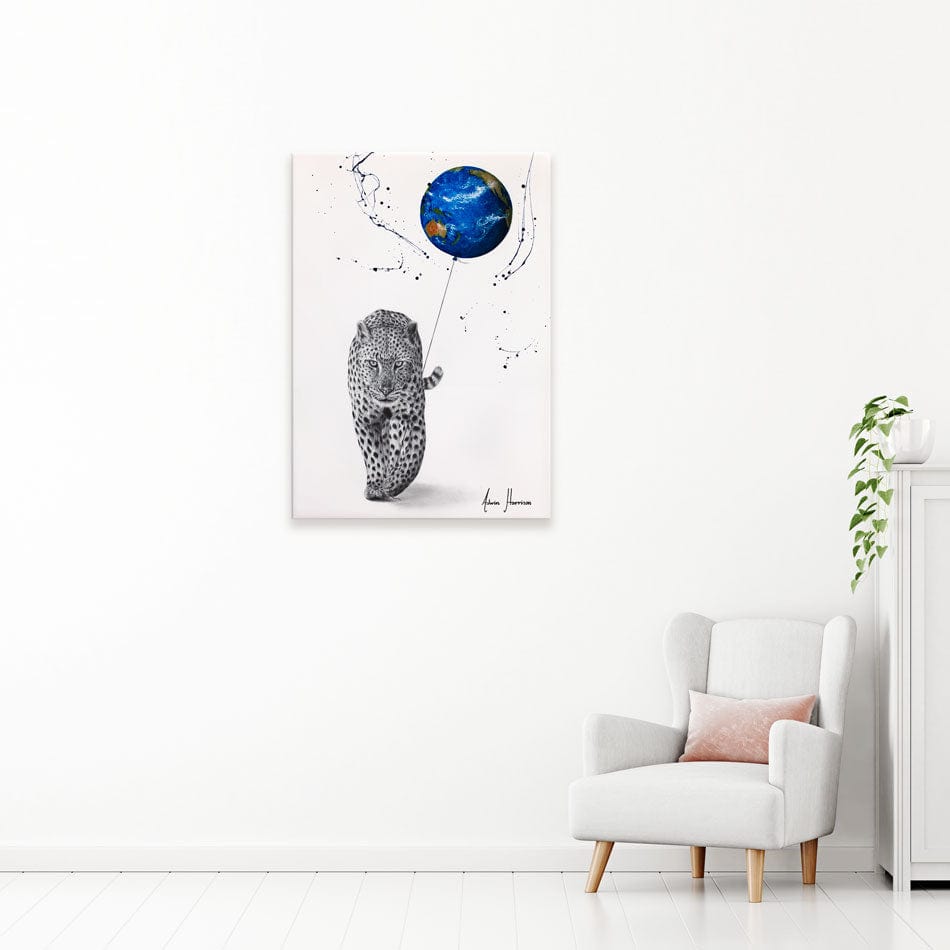 A Leopard's World Canvas Print wall art product Ashvin Harrison