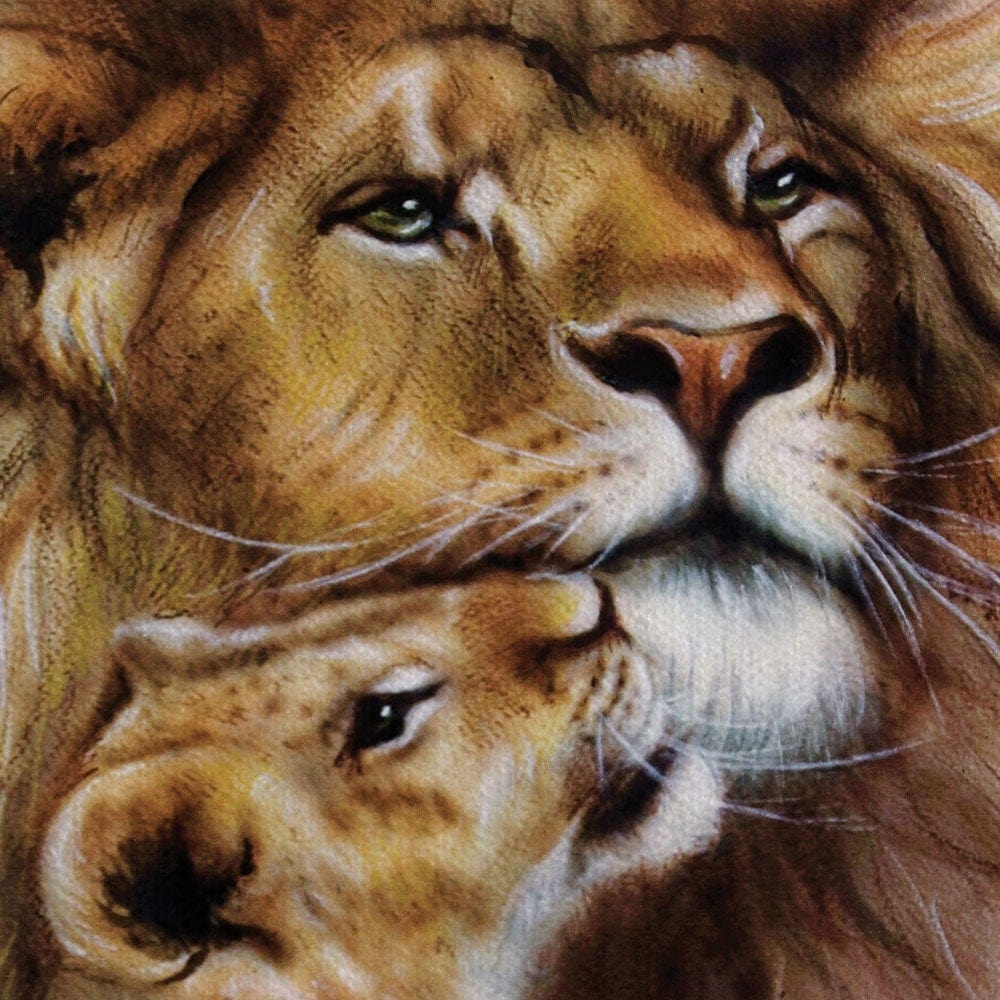 A Lions Love Canvas Print wall art product Jozef Klopacka / Shutterstock